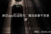 麻豆app实战技巧：幕后故事干货速递