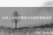 19步上手探花精选今日速览策略深挖