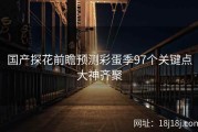 国产探花前瞻预测彩蛋季97个关键点大神齐聚