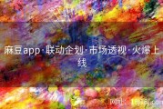 麻豆app·联动企划·市场透视·火爆上线