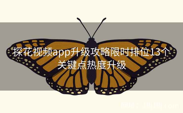 探花视频app升级攻略限时排位13个关键点热度升级