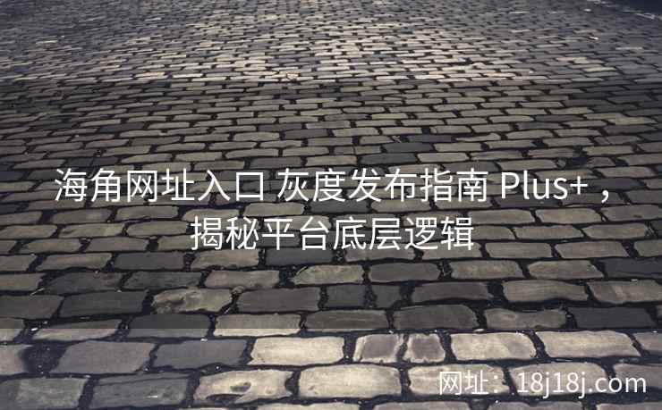海角网址入口 灰度发布指南 Plus+ ，揭秘平台底层逻辑
