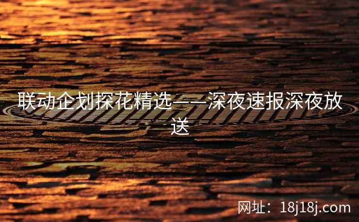 联动企划探花精选——深夜速报深夜放送